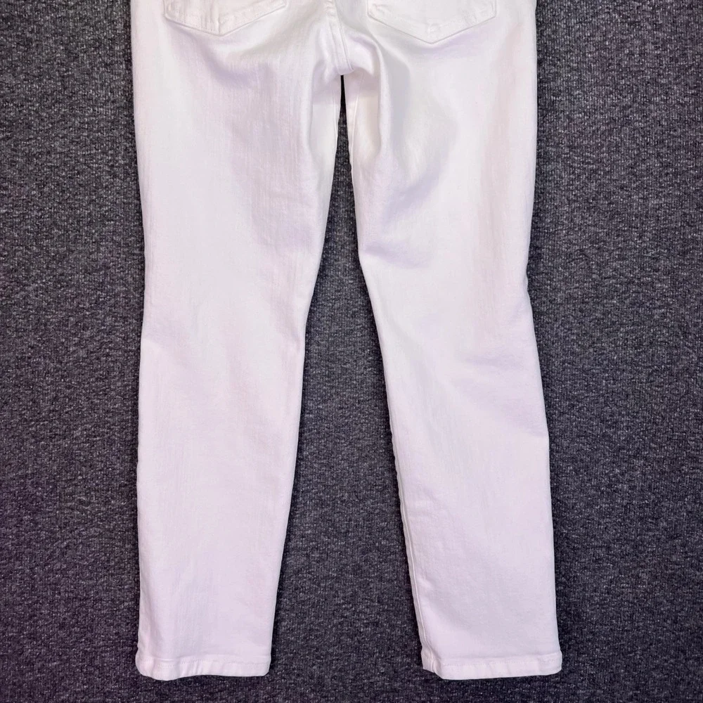 AYR The Stir Jeans Womens 26 White Slim Straight Casual Chic Stretch USA Made
